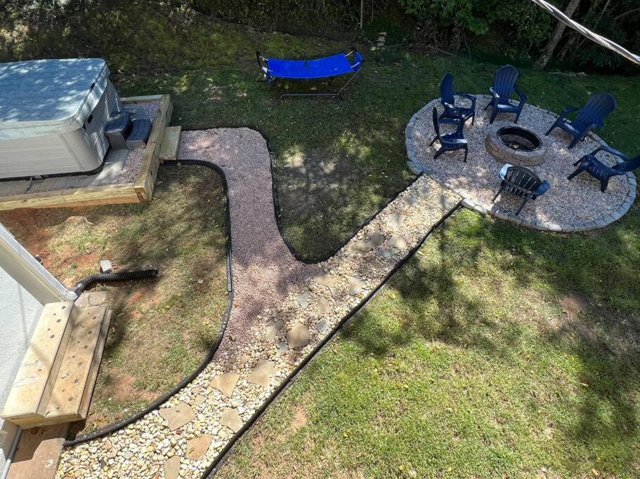Riverside Relaxer W/Hot Tub+Fire Pit +Wifi & View Franklin Esterno foto