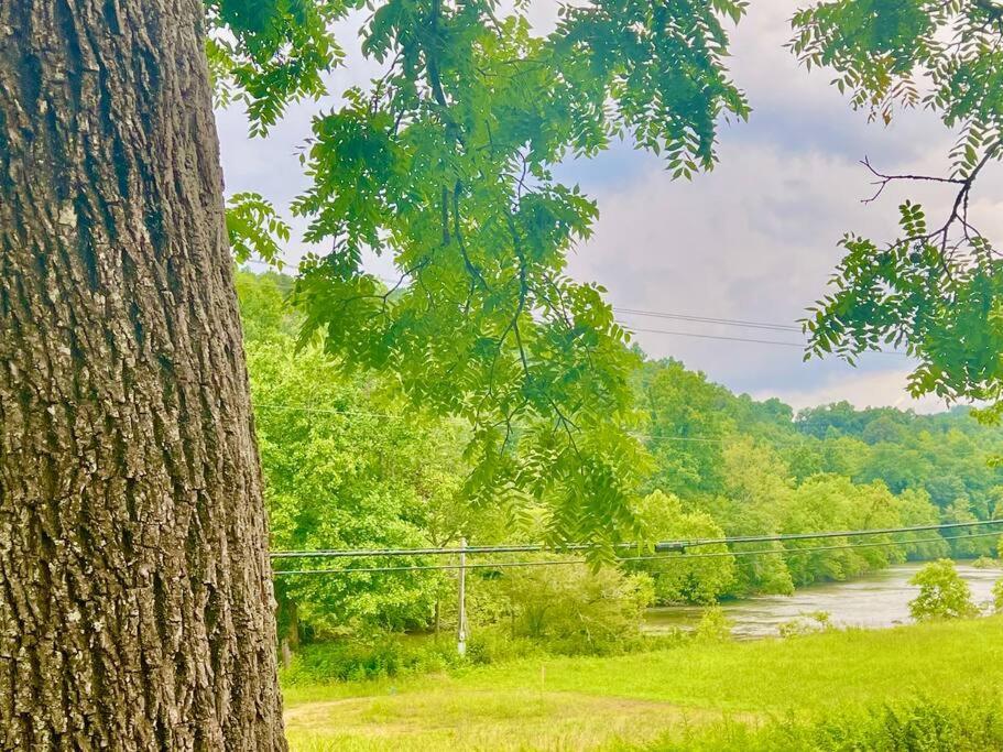Riverside Relaxer W/Hot Tub+Fire Pit +Wifi & View Franklin Esterno foto