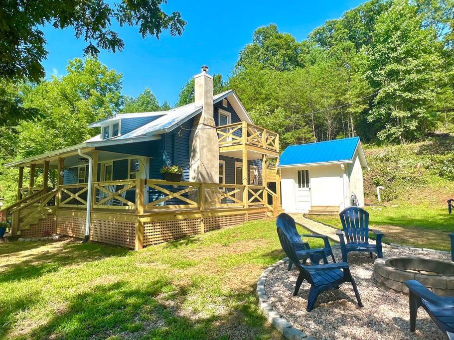 Riverside Relaxer W/Hot Tub+Fire Pit +Wifi & View Franklin Esterno foto
